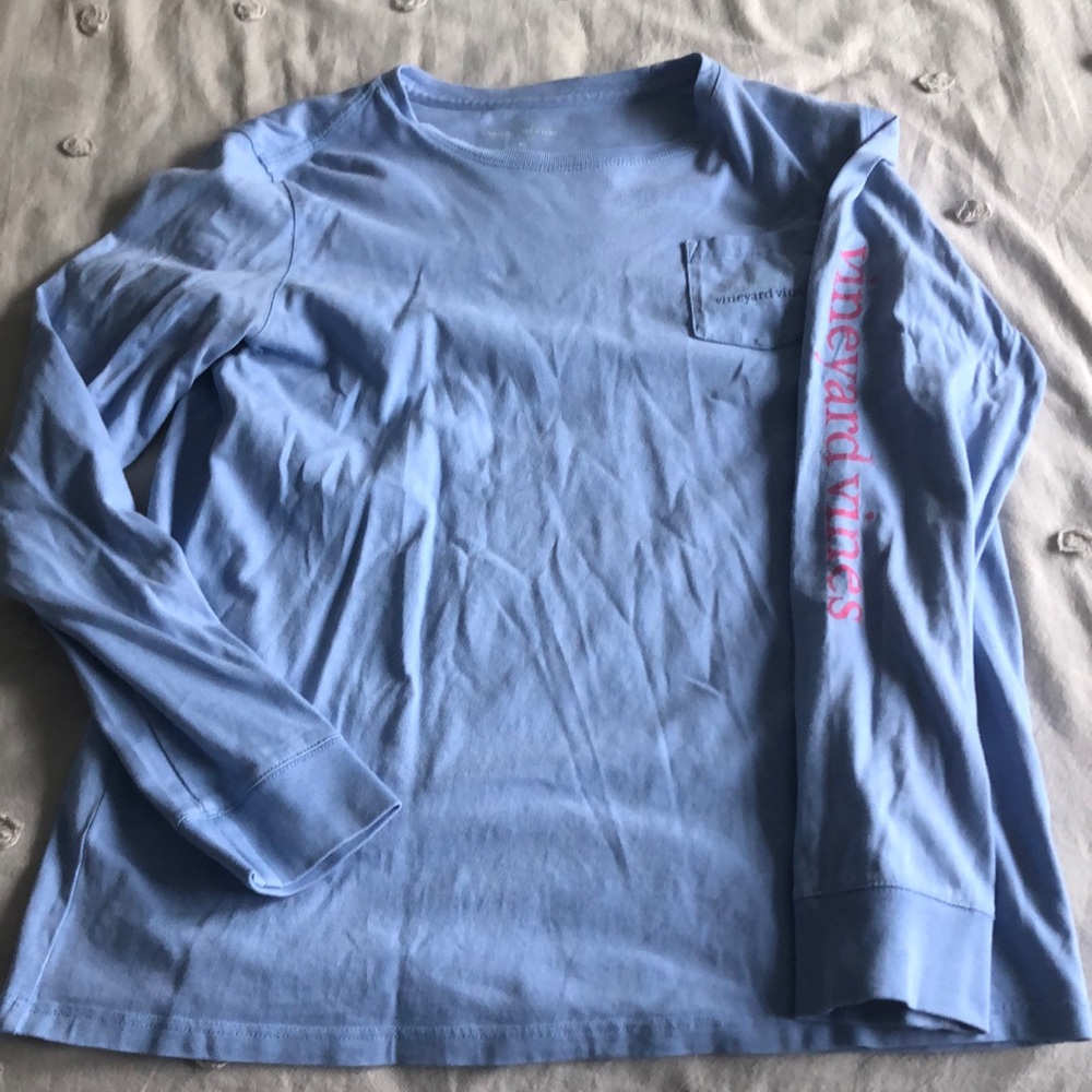 EUC Girls XL16 vineyard vines long sleeve tee
